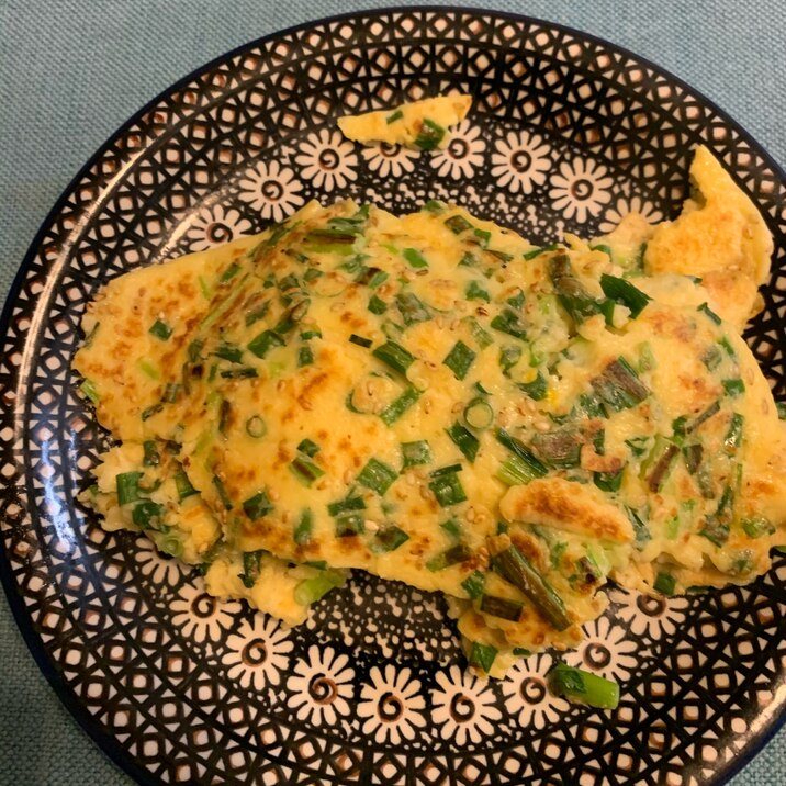 少ない材料で簡単ネギ焼き